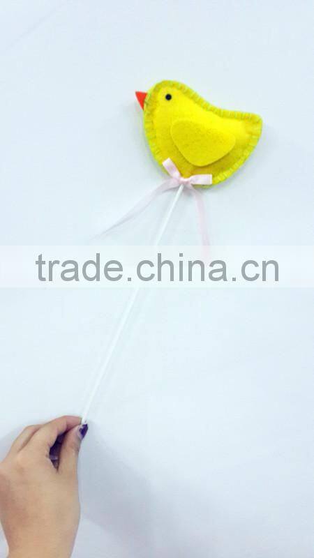 factory sale yellow chicken style 2014 easter decoration