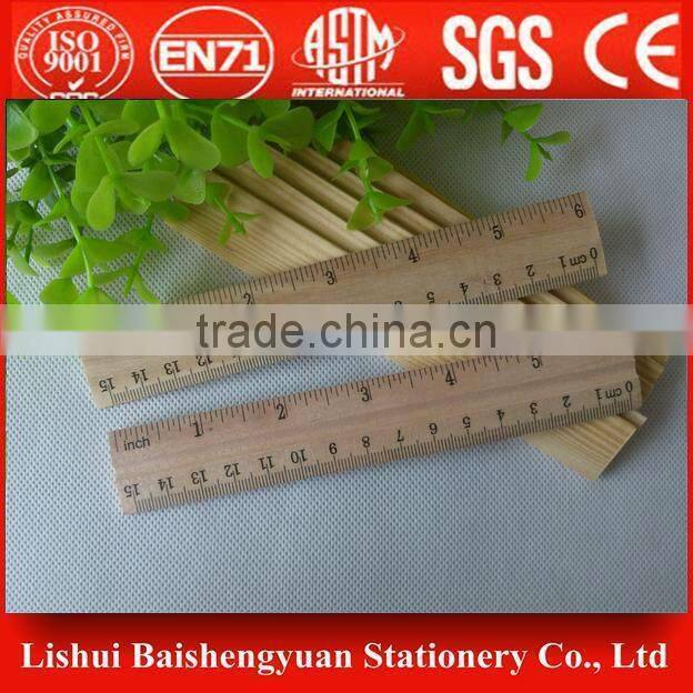 6inch 15cm school wooden ruler