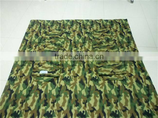 Custom remote control adult TV blanket polar fleece