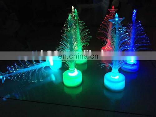 Promotional Gifts Fiber Optic led Mini Christmas Tree color changing