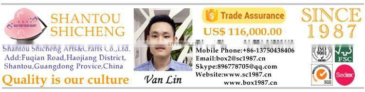 Shantou shicheng kraft paper suitcase box storage organizer