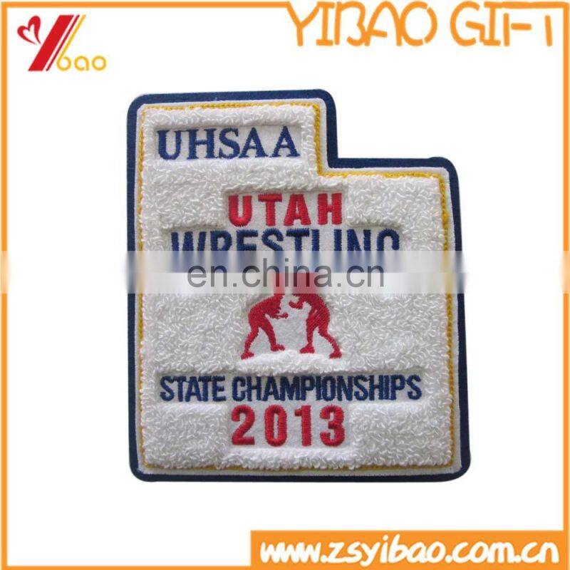 vivid figure design embrodery patch with iron on back