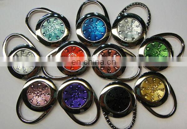 Promotional bag accessory with handbag shape foldable bag hanger