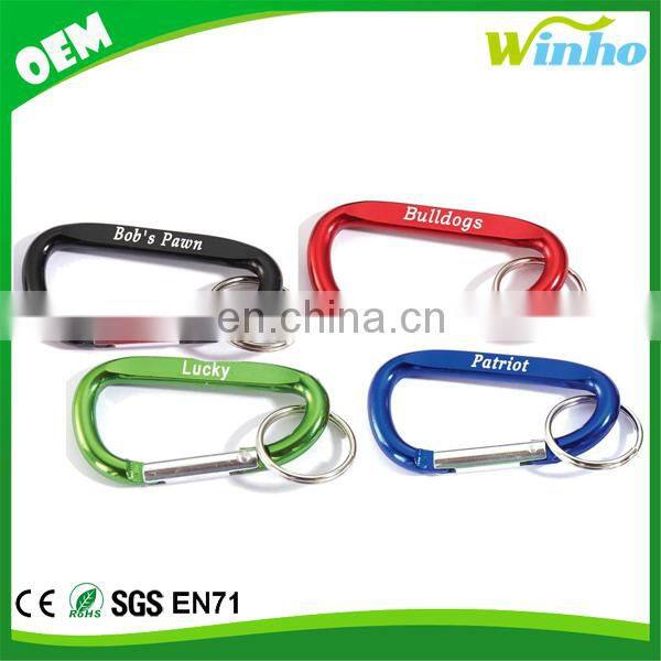 Winho promotional mini carabiner keychain