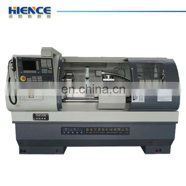 CK6140B cnc lathe with 8 step horizontal electric turret as optional