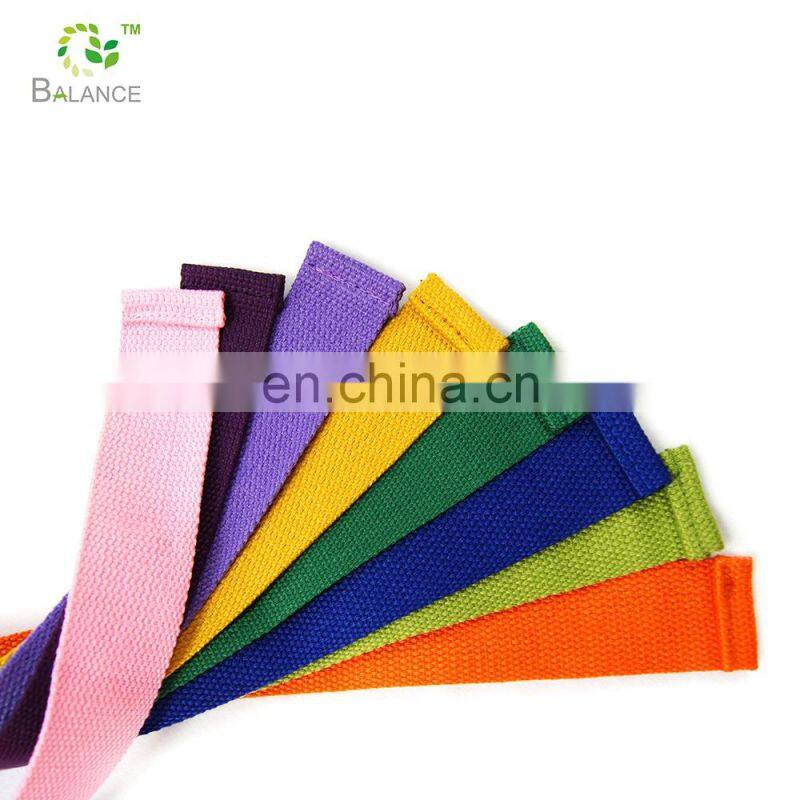 hot sale yoga straps custom with logo colorful yoga strap for stretching from BALANCE