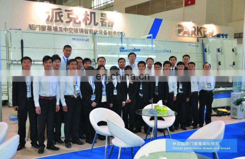 float double glass window door machine making on horizontal washing and drying machine