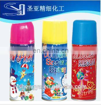 Hot sale white party snow/party spray snow foam spray for Christmas celebration