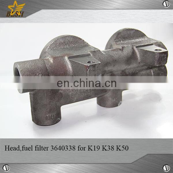 Original diesel fuel filter head 3640338 for cummins K50 parts