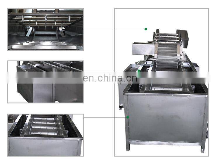 Multifunctional bubble industrial vegetable and fruit washing machine