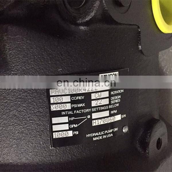 Trade assurance Denison Parker PAVC Series PAVC33 PAVC38 PAVC65 PAVC100 Hydraulic variable piston pump PAVC100R42A22