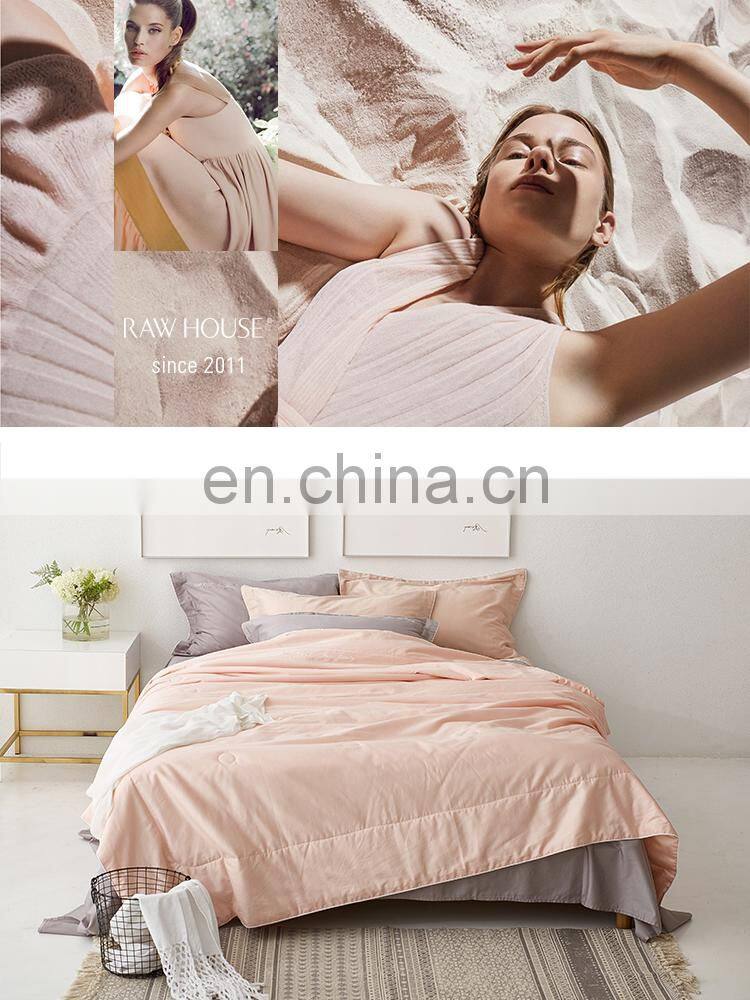 RAWHOUSE 60S SATIN cotton 100 % fabric summer quilt