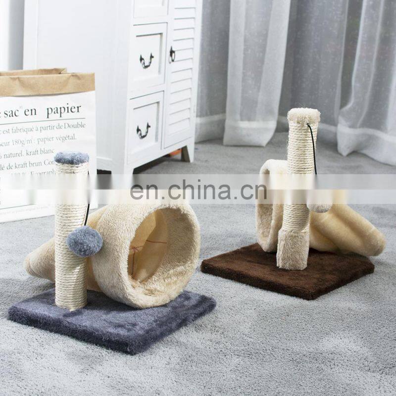 China Customized Design Plush Wooden Pet Condo Tower Supplier Furniture Factory Toys Cat Scratcher Tree House Tower