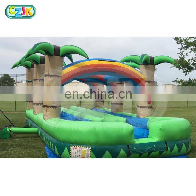 commercial custom extreme outdoor dual lane inflatable slip n slides