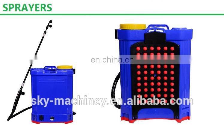 16L backpack agricultural disinfectant battery powered electrostatic 360 degree fine mist sprayers