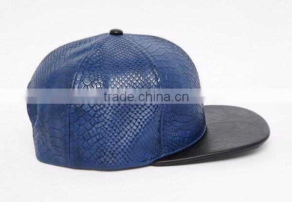 2016 Wholesale High Quality Leather Snapback