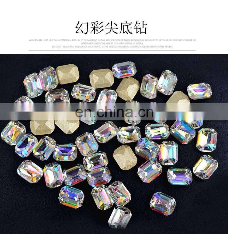 wholesales AB rhinestones with different shapes nail art decoration