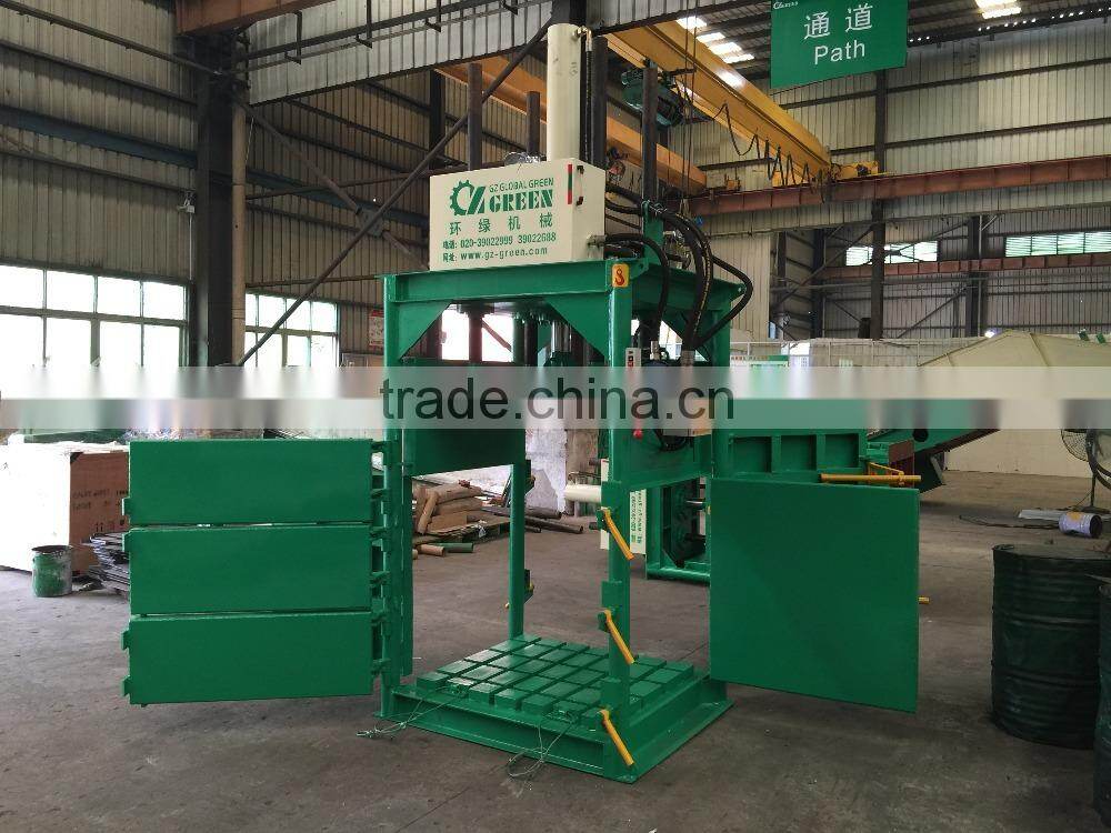 High Quality Product Hydraulic Vertical Baler for metal plastic and used cloth
