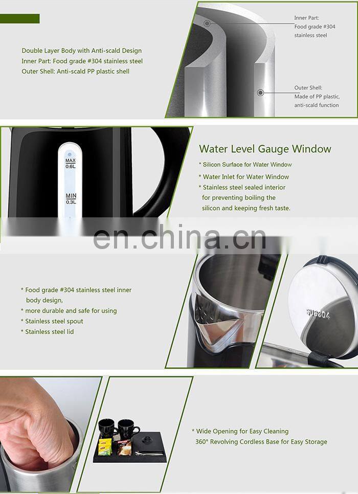 0.6l best electric kettle brand mini electric factory h1262