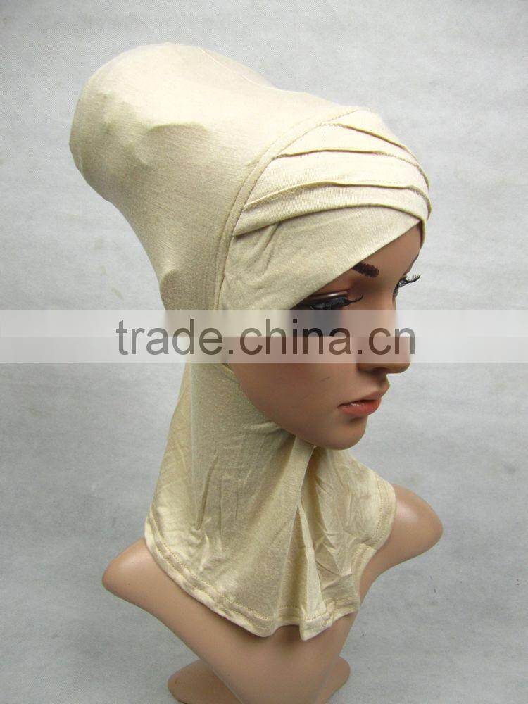 U103 NEW 2014 neck cover cotton ruffle ninja,muslim underscarf
