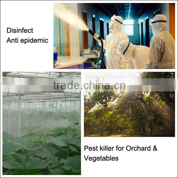 (74637) Innovative and new concept cordless ultra low volume electric knapsack mist duster sprayer