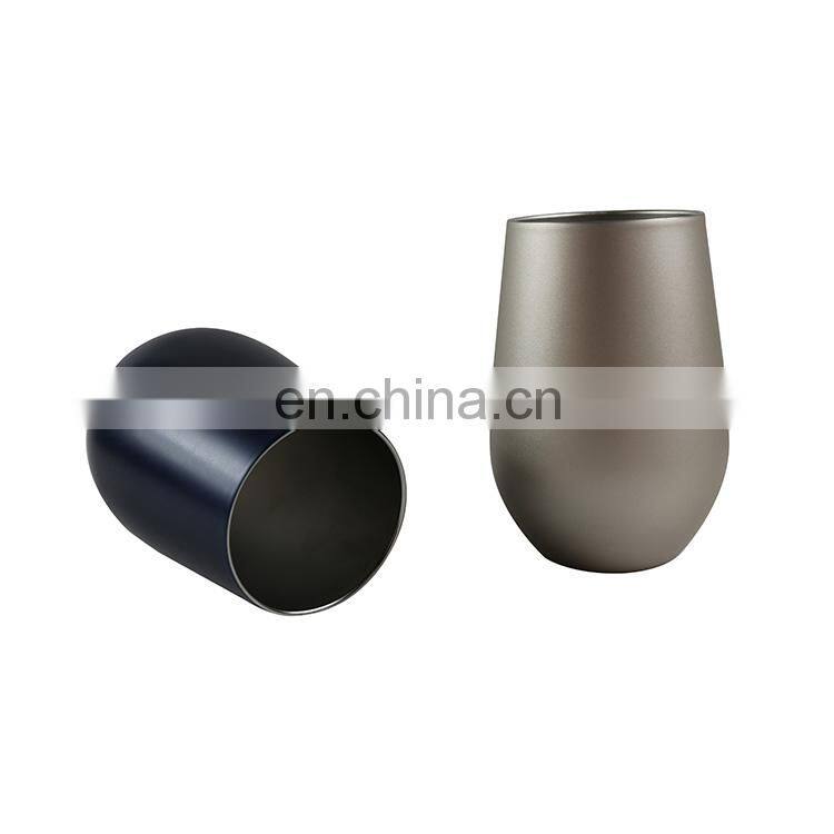 Amazon hot selling Custom 12oz Double wall Insulated Vacuum 18/8 stainless steel water tumbler