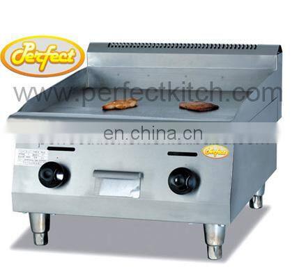 Professional Kitchen gas Hot Plate with heavy Duty / LPG Griddle with cabinet