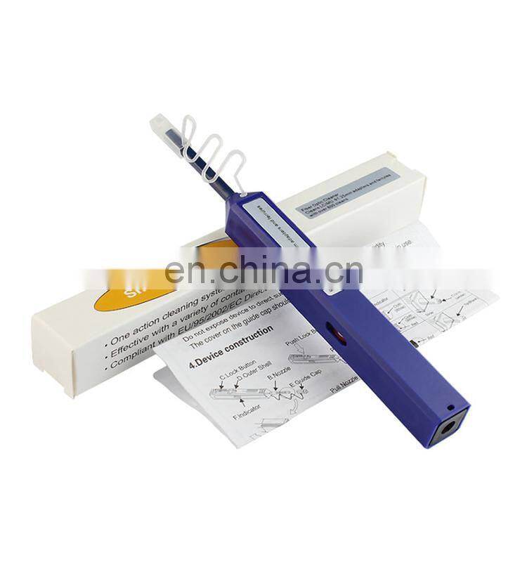 Fiber Optic Cleaner One Click Optical Fiber Cleaning Pen SC LC MPO 1.25mm 2.5mm Connector Ferrule Clean