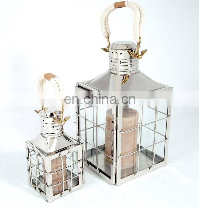 old brass nautical lantern