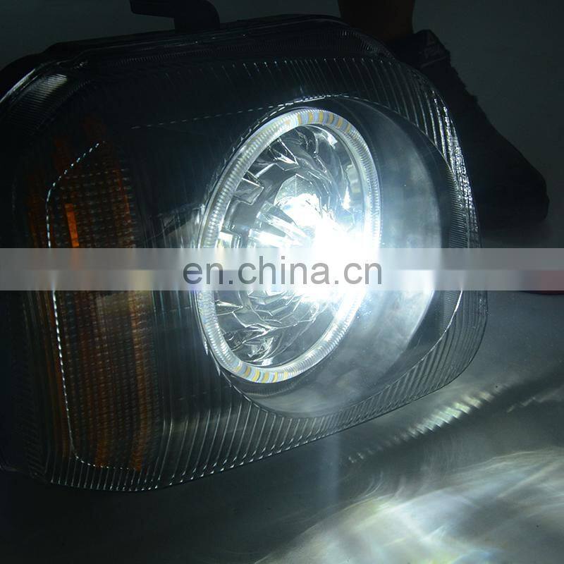 Hot sale LED angel eye light Headlight for Suzuki Jimny auto body parts Head Lamp