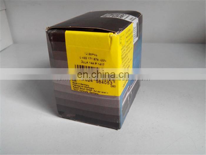 Original common rail nozzle DLLA144P1417 0433171878 to injector 0445120044