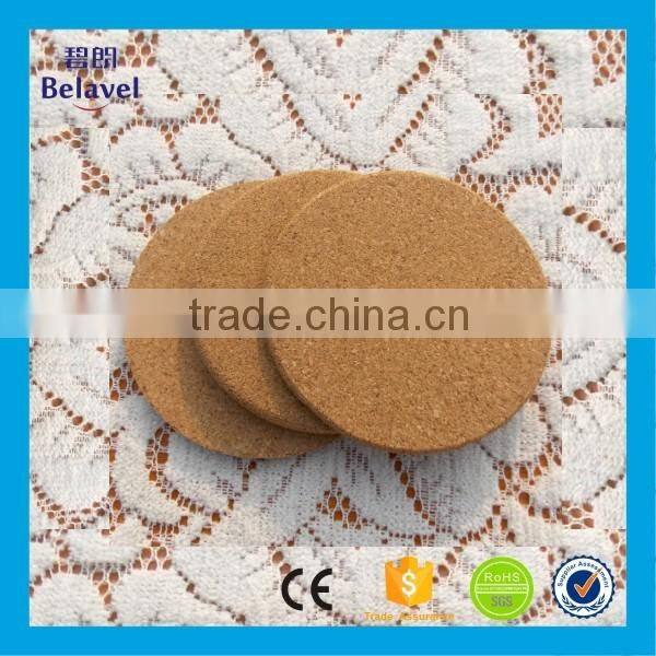 High quality eco-friendly custom printing square cork coaster