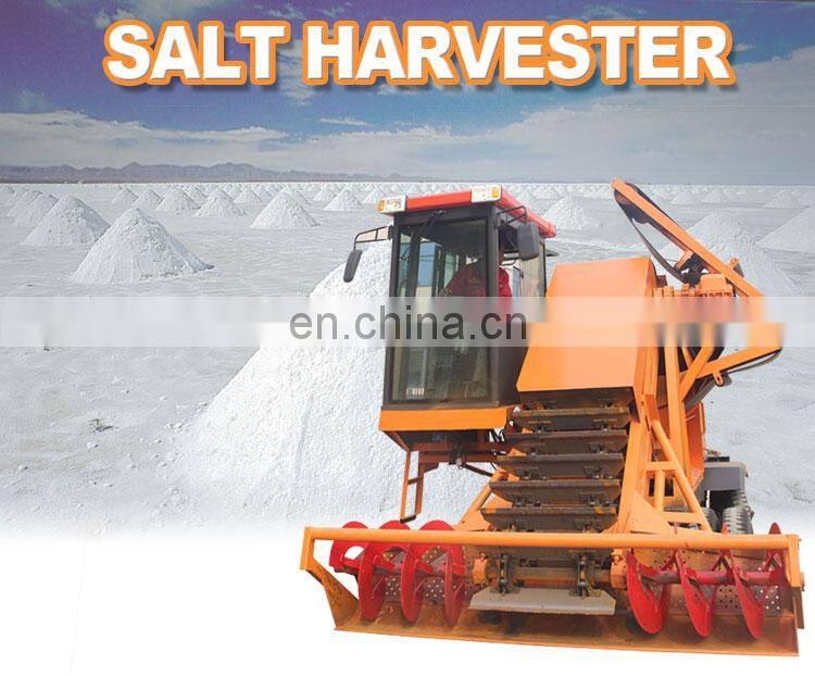 Shuliy Diesel engine salt collecting machine sea salt harvester processing machine