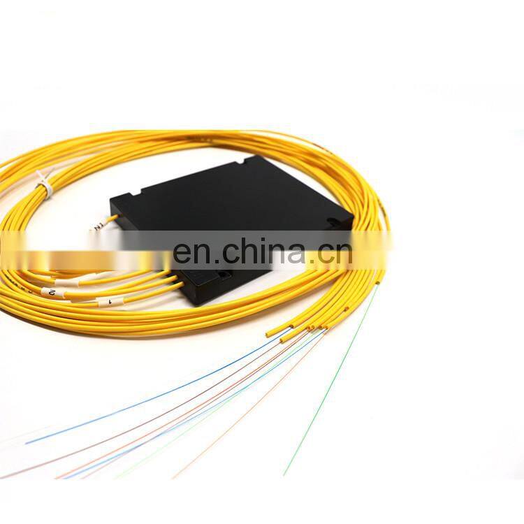 High quality ftth splitter 1:8 fiber optic PLC Steel Tube Type