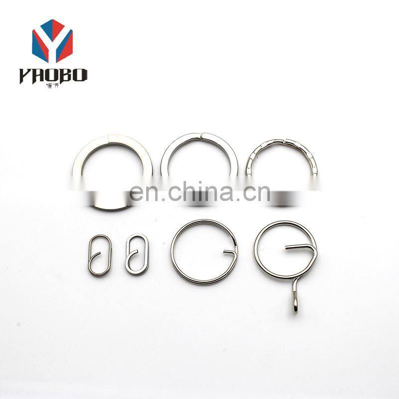 Supplier Metal Flat Black Split Ring In Bulk Accessories For Handbag
