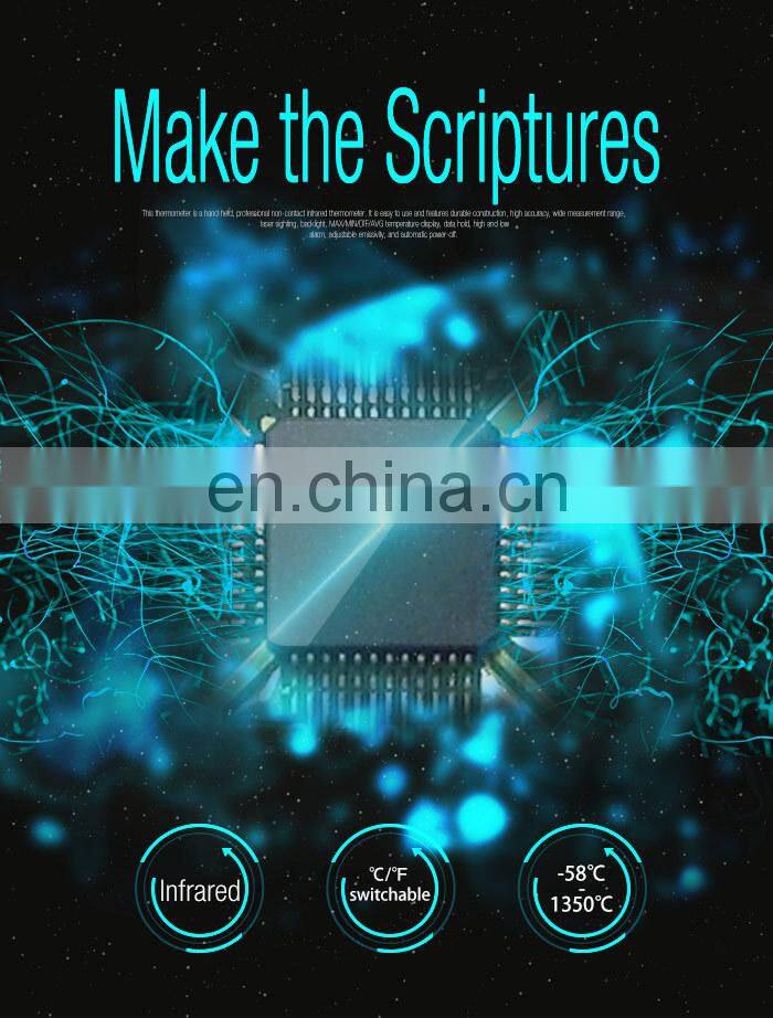 ALLOSUN EM528 Non-contact Digital IR Infrared Laser Thermometer Temperature Gun for industry Meter LCD