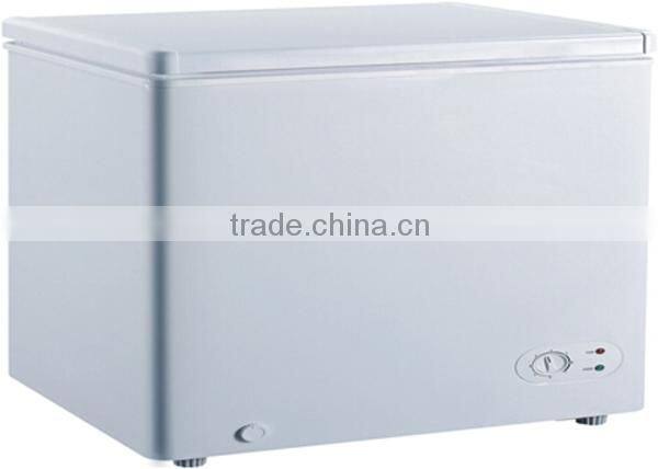 100L-420L tope open color chest freezer for ice cream