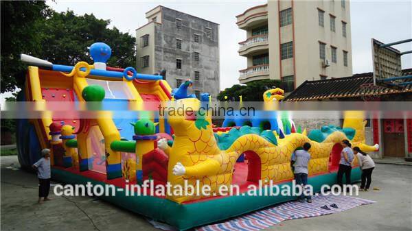 Inflatable Children Playground Inflatable Dragon City Playground