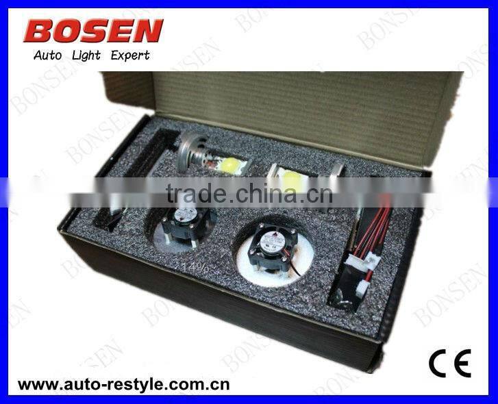 2013 New HID replacment cob car led headlight 22w