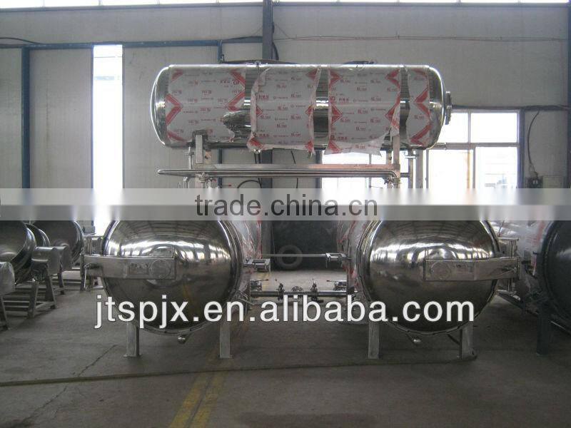 JT2+1 hot water circulating immersion food automatic autoclave