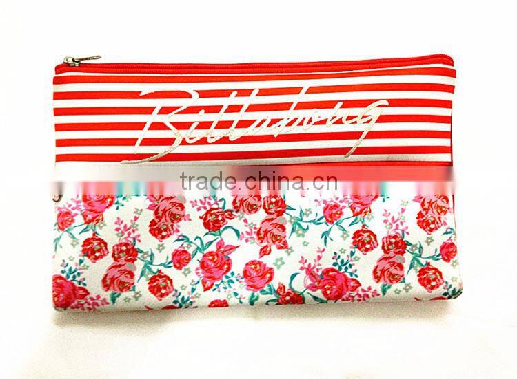 promotional christmas gifts, !hot selling colorful neoprene pencil case for gilrs