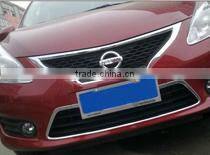 Stainless steel air vent cover for Nissan Tiida 2011