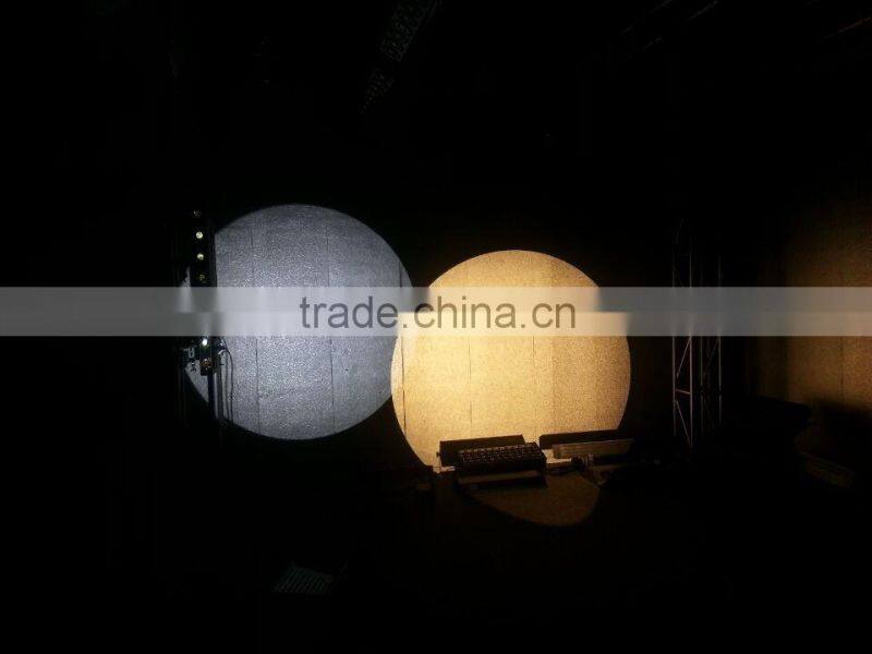 Led profile light 200W AC90-260V Warm white 3200K COB Led fixed glass lens 19/26/36/50 degree optional DMX512