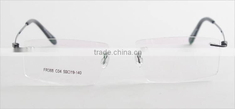 New Designer Rimless Metal Most Popular Eyeglasses Frame