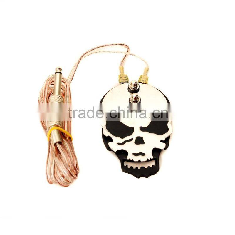 Skull designs Individuality Power Pedal Generator For All Kinds of Power Supply of Tattoo Machine microblade eyebrow
