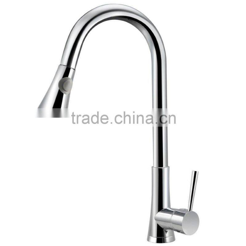 New arrival Luxury Chrome Kitchen Sink Pull Out Spray Faucet Basin Swivel Spout Mixer Tap