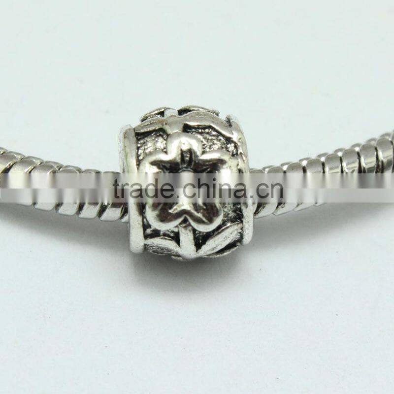 Europe and America Fashional Round Hole Beads, Anti-silver Bracelet & Necklace Accessories