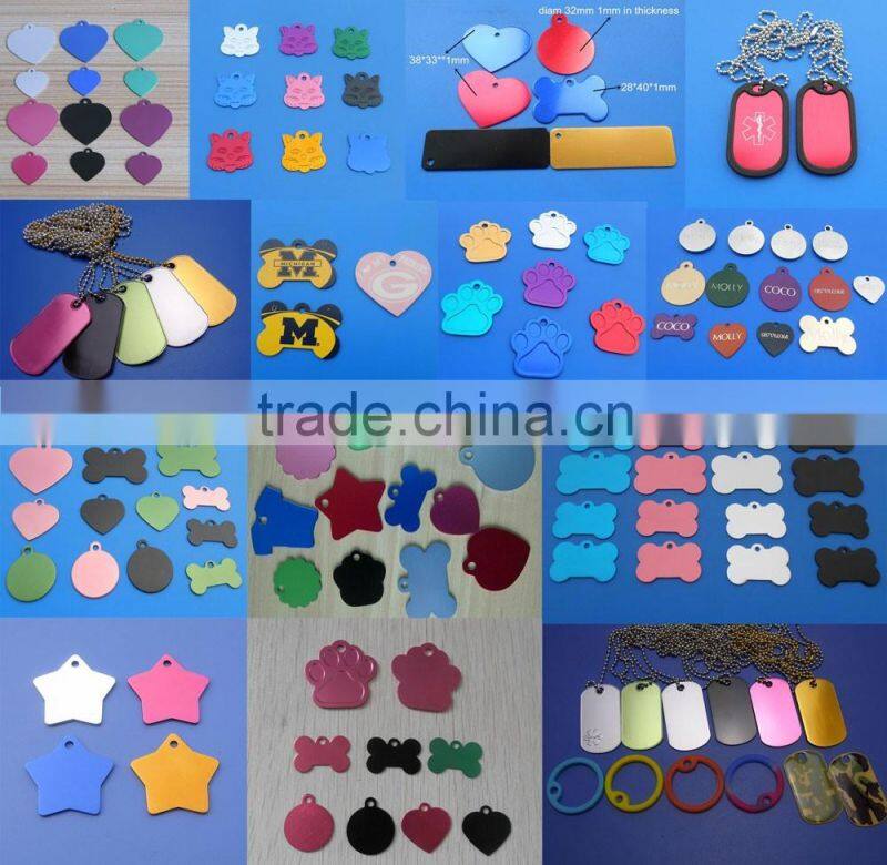 Wholesale Full Color Printed ID Pet Dog Tag Name Tag