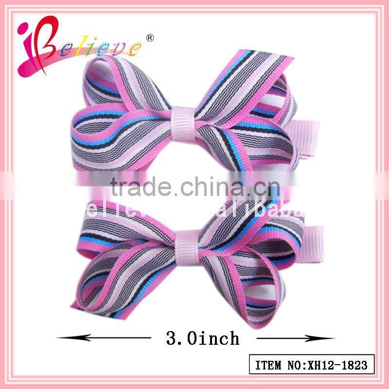 Free sample available women organza flower hair clips on alibaba hot sale (XH11-8466)