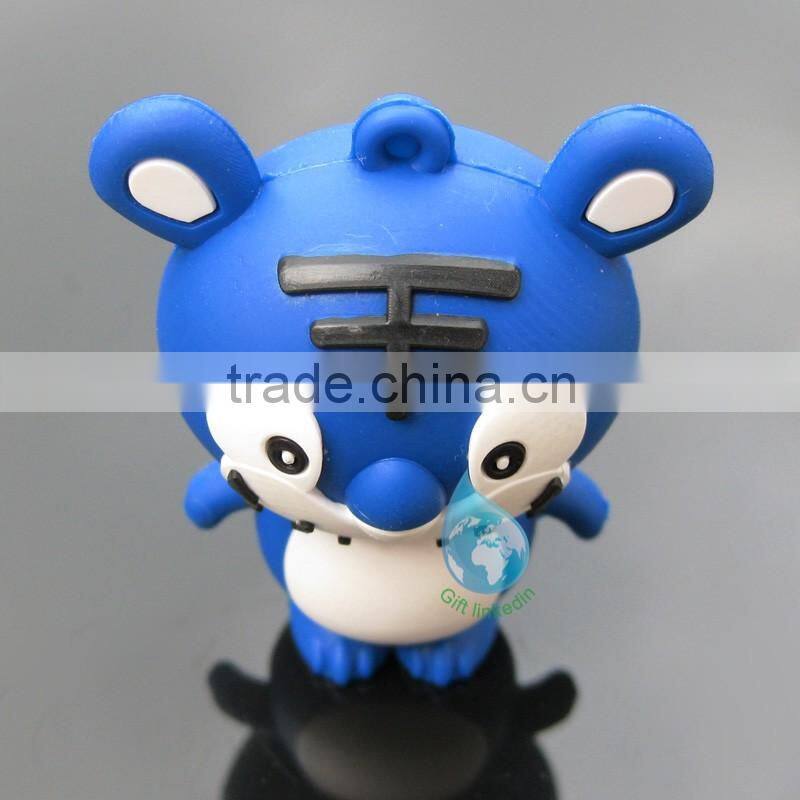 professional custom made soft pvc guitar flash drive cartoon usb drive